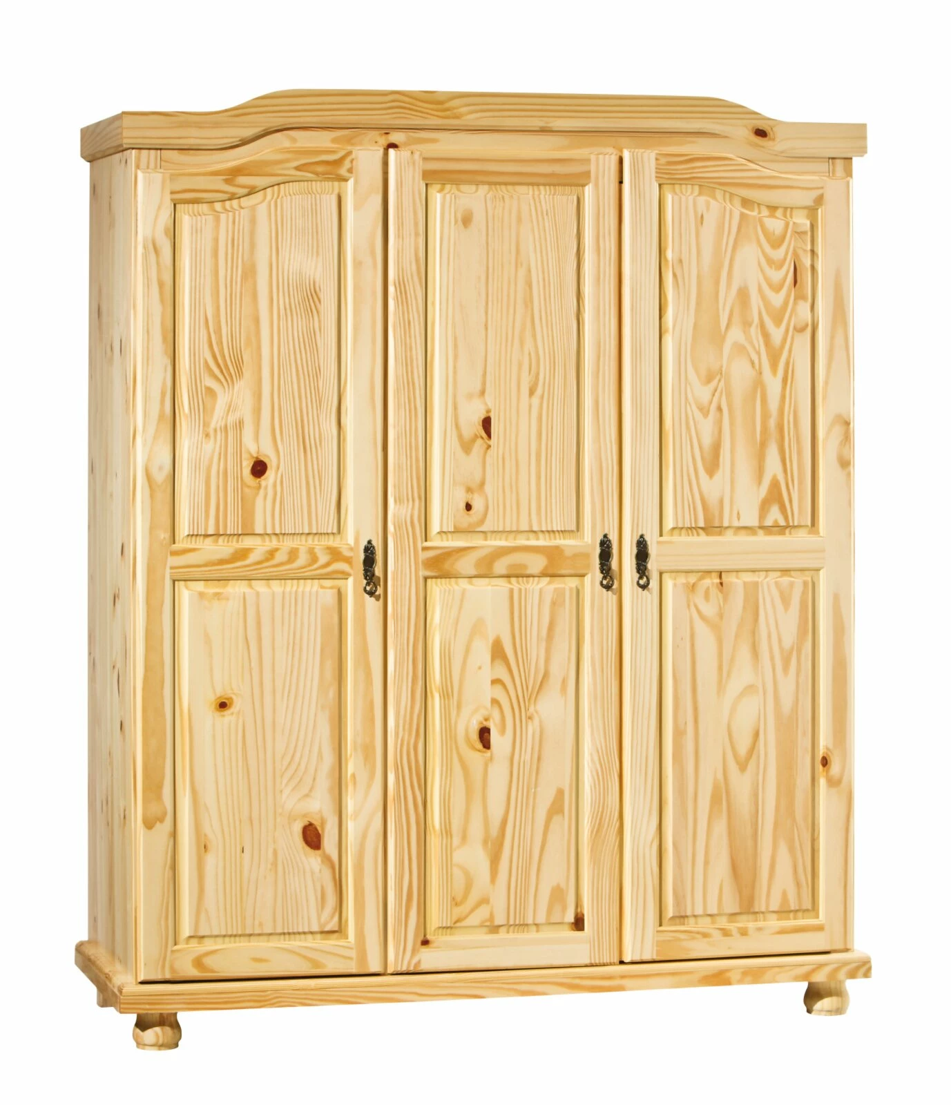 Kleiderschrank BERN - Kiefer Massivholz - 3-türig 3 Kleiderschrank BERN - Kiefer Massivholz - 3-türig