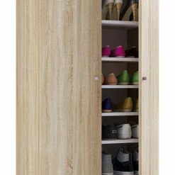 Schuhschrank VANDOL l - Sonoma Eiche - Türen - 71 cm breit