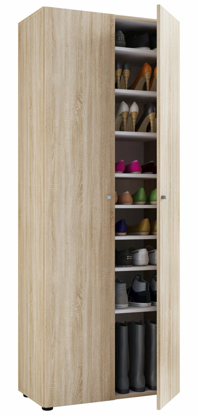 Schuhschrank VANDOL l - Sonoma Eiche - Türen - 71 cm breit 3 Schuhschrank VANDOL l - Sonoma Eiche - Türen - 71 cm breit