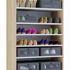 Schuhregal VANDOL l - Sonoma Eiche - 71 cm breit