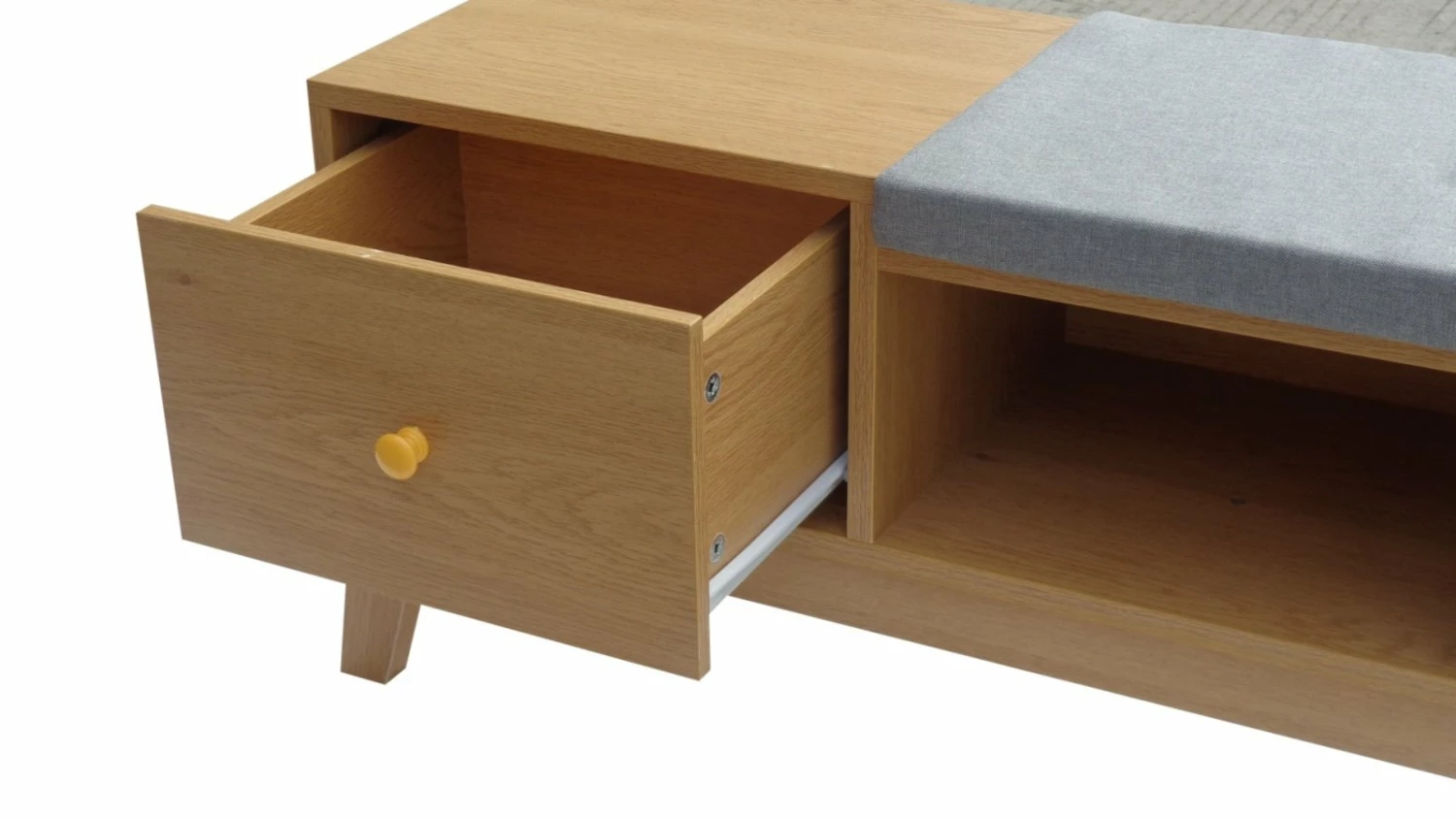 Schuhbank HAPPY HOME - Eiche - 103 cm 5 Schuhbank HAPPY HOME - Eiche - 103 cm – Bild 3