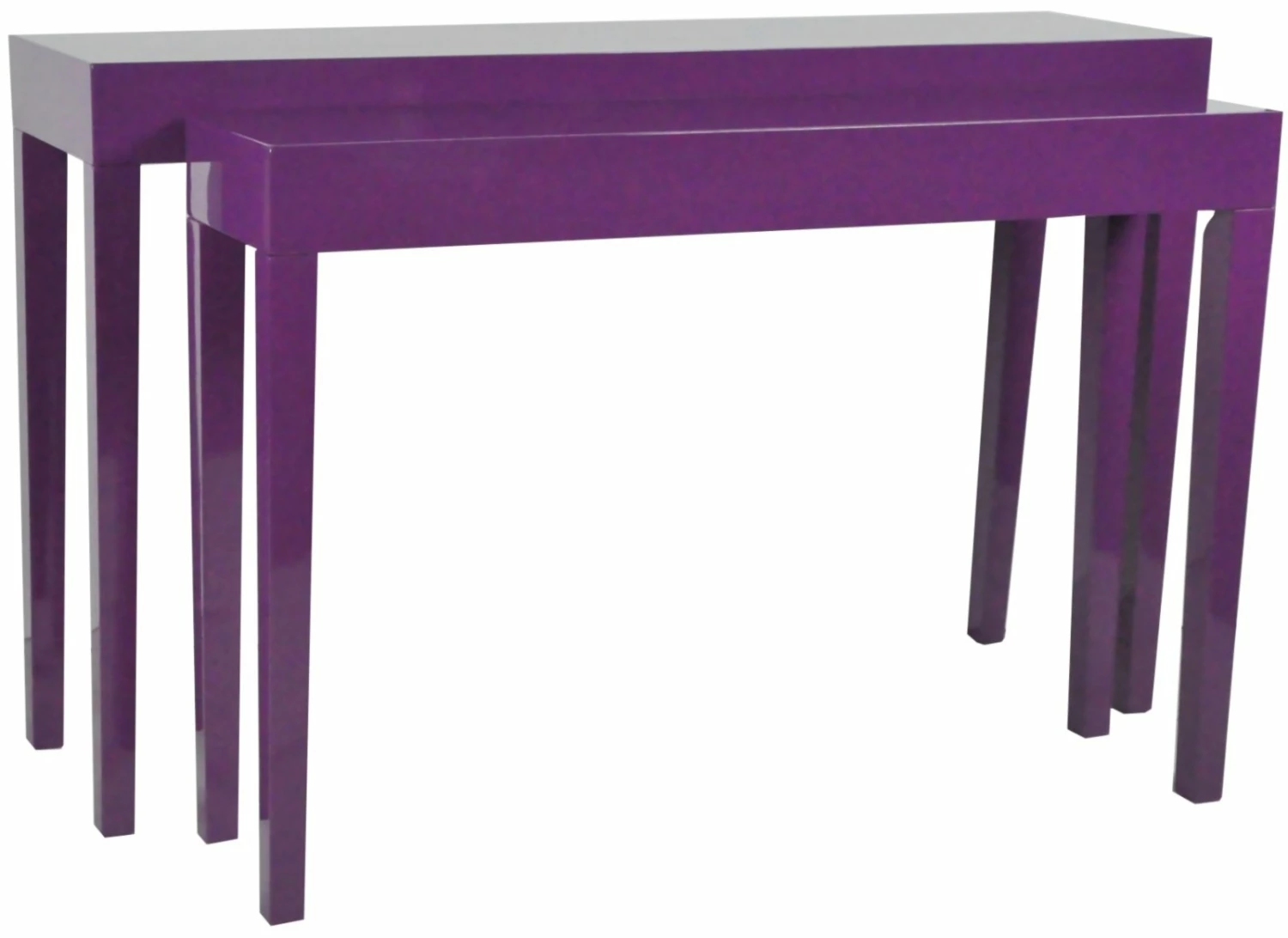 2-teiliges Tischset JANNIS - lila Hochglanz - 130x34 cm 3 2-teiliges Tischset JANNIS - lila Hochglanz - 130x34 cm