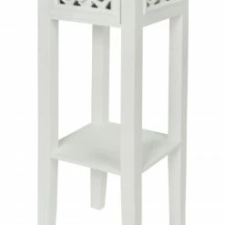 Telefontisch ROMANTIC - weiß - mit Schubkasten