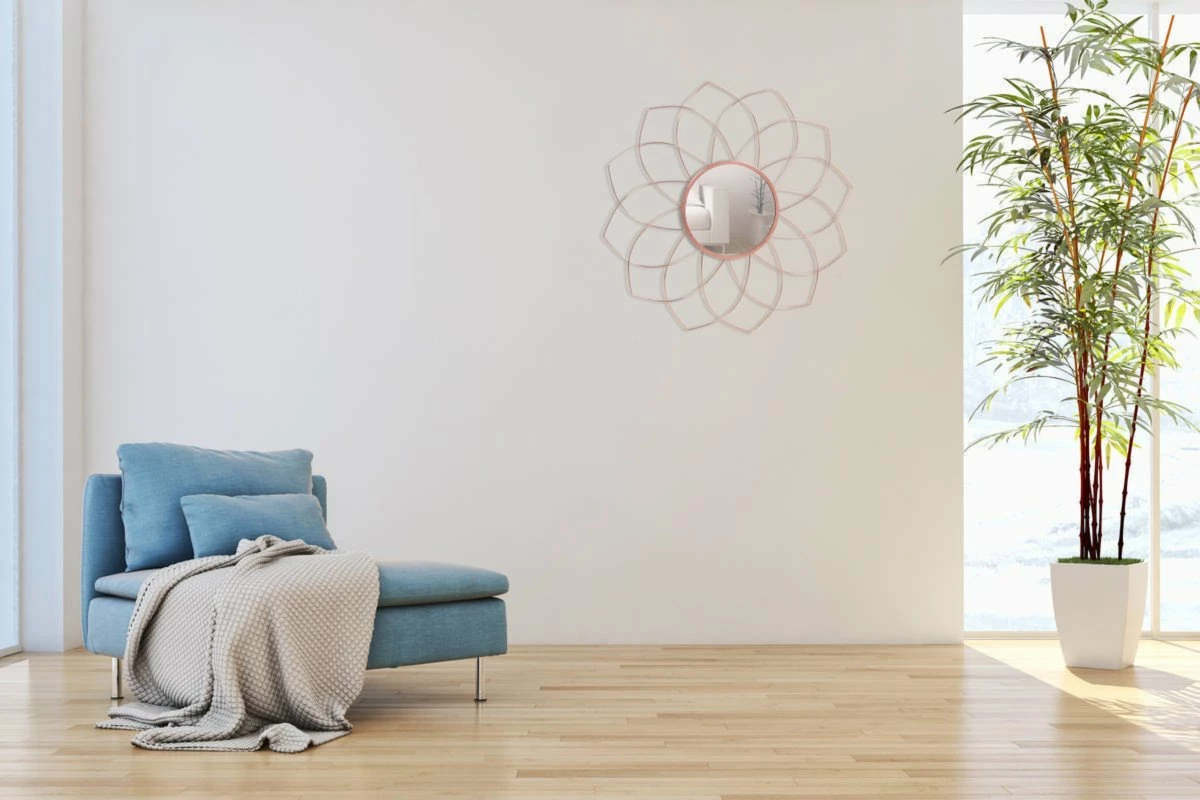 Wandspiegel IMPULSO - kupfer - Metall - 80 cm 4 Wandspiegel IMPULSO - kupfer - Metall - 80 cm – Bild 2