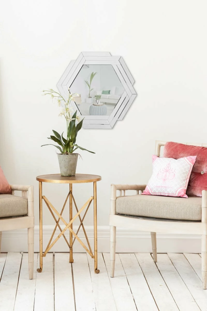 Wandspiegel ARTEMIS - silber - 80 cm 4 Wandspiegel ARTEMIS - silber - 80 cm – Bild 2