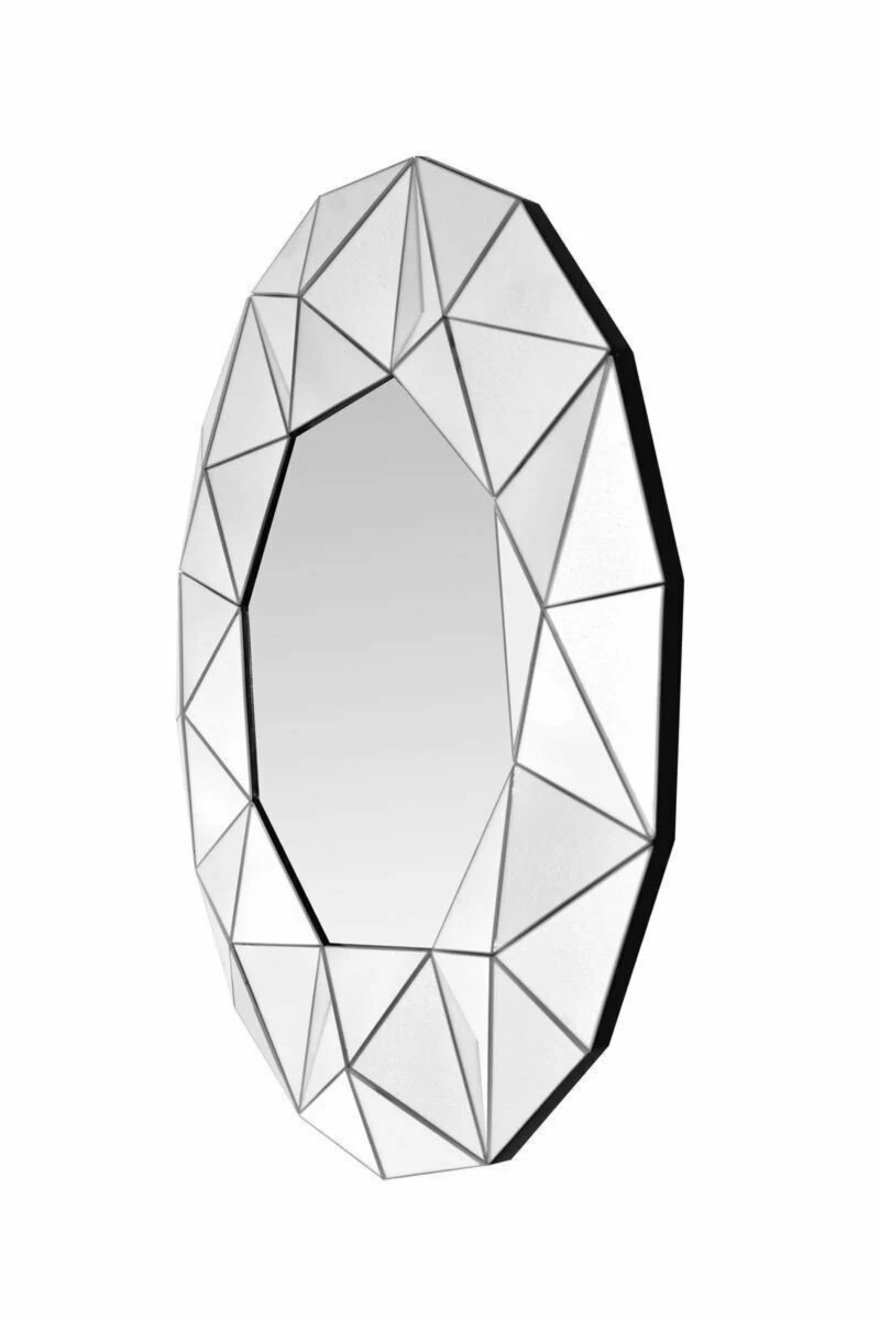 Wandspiegel VULCANUS - silber - 70 cm 5 Wandspiegel VULCANUS - silber - 70 cm – Bild 3