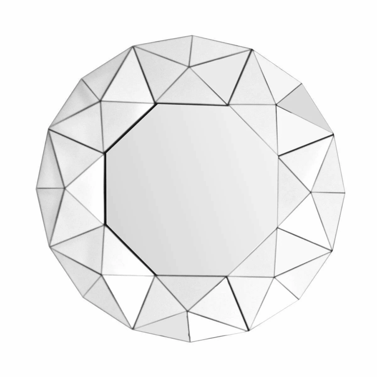 Wandspiegel VULCANUS - silber - 70 cm 3 Wandspiegel VULCANUS - silber - 70 cm