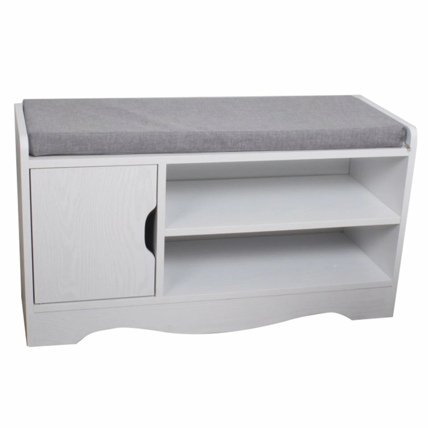 Schuhbank HAPPY HOME - weiß - 80 cm 3 Schuhbank HAPPY HOME - weiß - 80 cm