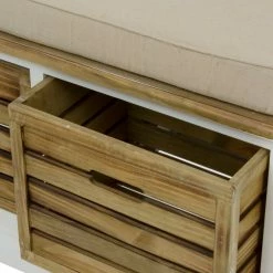 Sitzbank - weiß - mit Garderobenhaken -Flur & Diele Verkaufsgeschäft 9003784700 03 1600Wx1600H