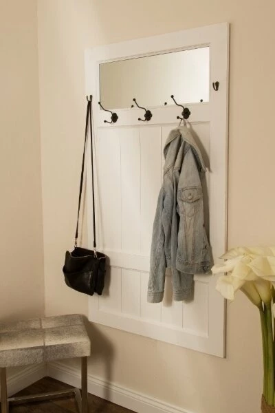 Wandgarderobe MARITIM - weiß - 74 cm breit 5 Wandgarderobe MARITIM - weiß - 74 cm breit – Bild 3