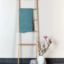 WENKO Handtuchleiter BAHARI - braun - Bambus -Flur & Diele Verkaufsgeschäft 9003884300 03 1600Wx1600H