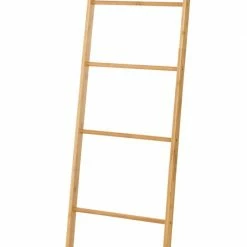 WENKO Handtuchleiter BAHARI - braun - Bambus