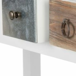 Konsolentisch IRON - weiß - 5 Schubkästen -Flur & Diele Verkaufsgeschäft 9003914500 03 1600Wx1600H