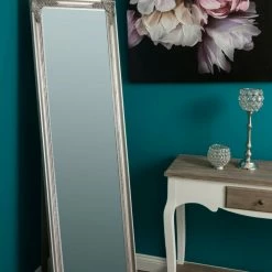Standspiegel XARPUL - silber - 180 cm -Flur & Diele Verkaufsgeschäft 9003944200 03 1600Wx1600H