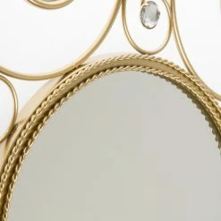 Spiegel HELIOS - goldfarben - 50 cm 6 Spiegel HELIOS - goldfarben - 50 cm -Flur & Diele Verkaufsgeschäft 9003944400 02 1600Wx1600H