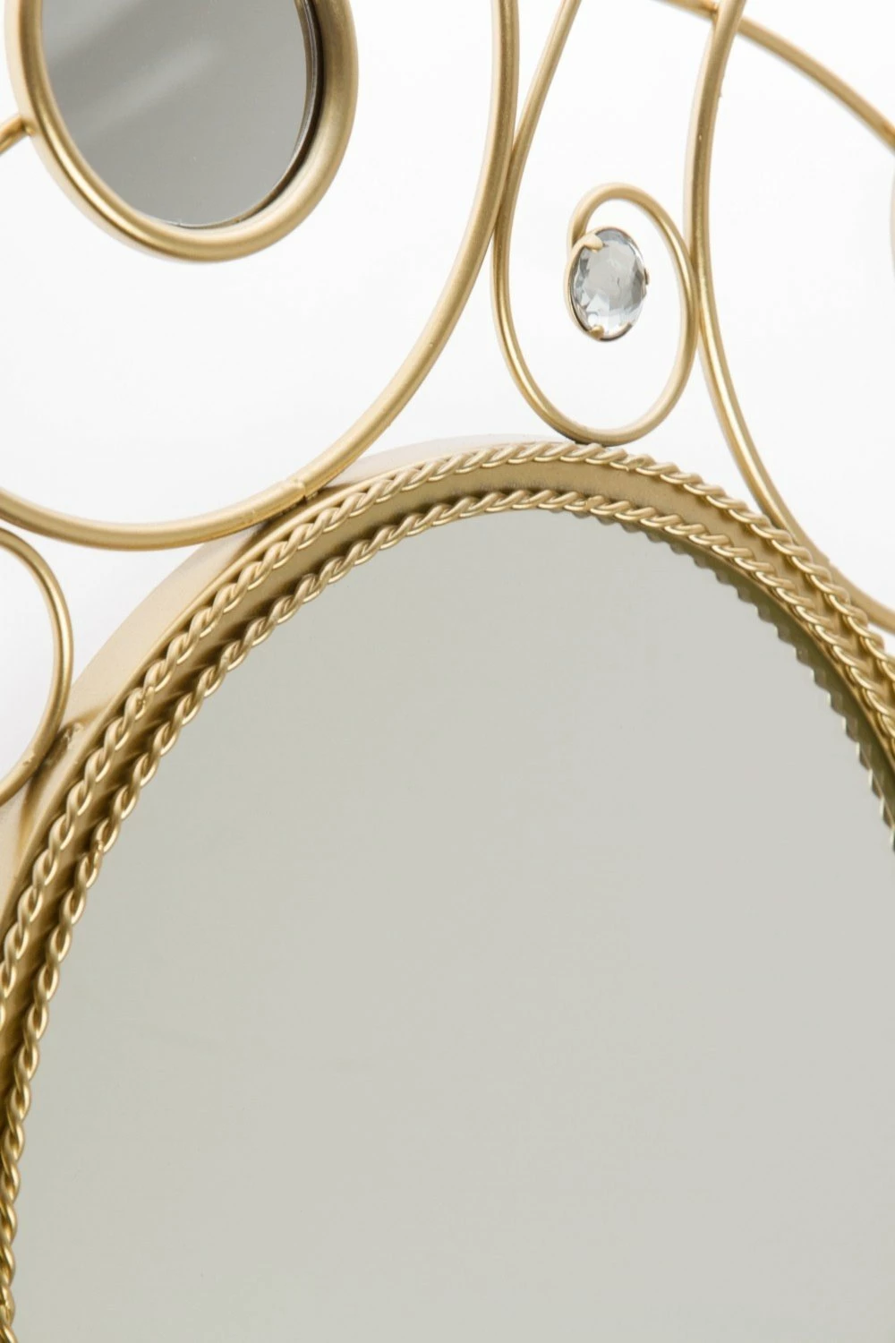 Spiegel HELIOS - goldfarben - 50 cm 4 Spiegel HELIOS - goldfarben - 50 cm – Bild 2