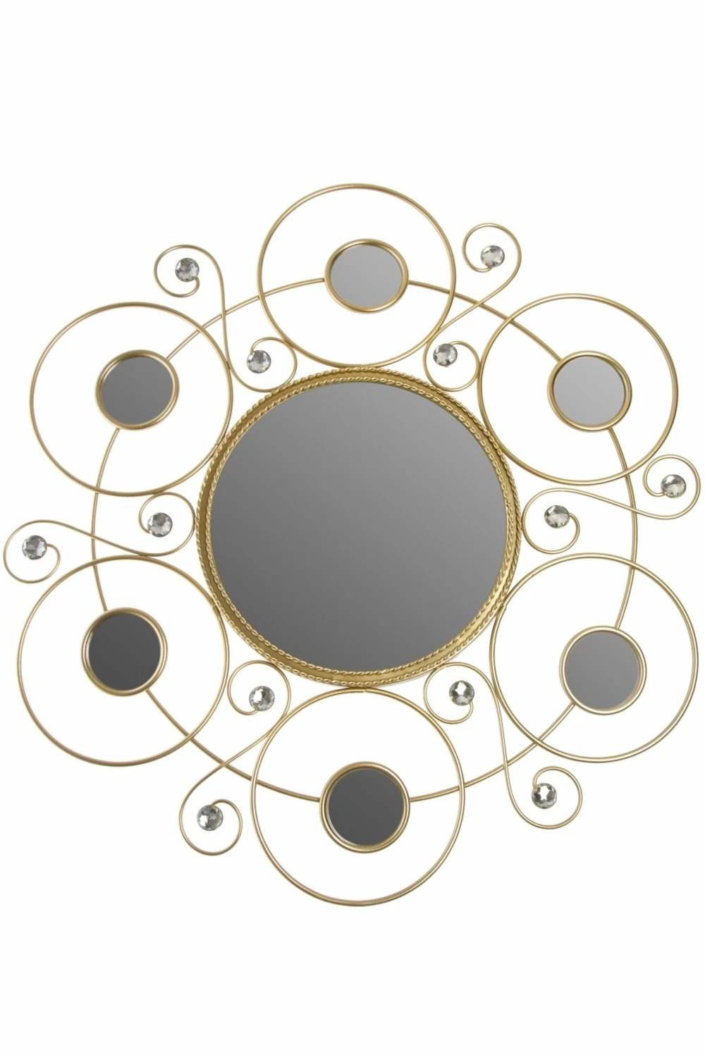 Spiegel HELIOS - goldfarben - 50 cm 3 Spiegel HELIOS - goldfarben - 50 cm
