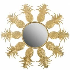 Spiegel ANNAMA - goldfarben - 50 cm