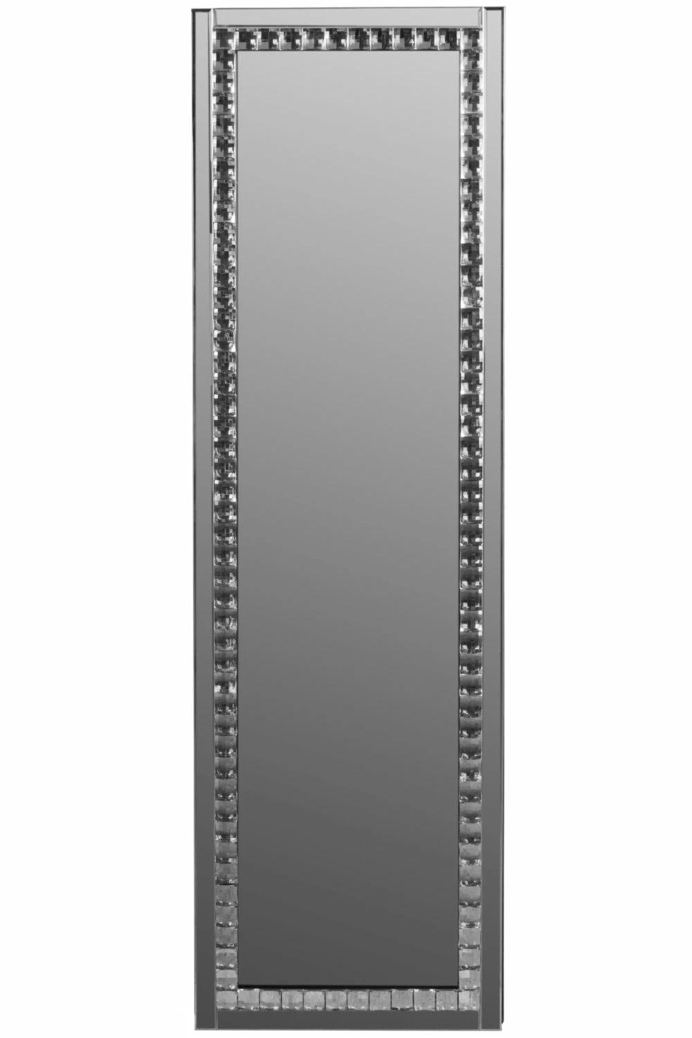 Schmuckschrank MARS - silber verspiegelt - aufschiebbar - 120 cm 2 Schmuckschrank MARS - silber verspiegelt - aufschiebbar - 120 cm