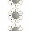 3er-Set Wandspiegel ANTIGUA - goldfarben - Metall 1 3er-Set Wandspiegel ANTIGUA - goldfarben - Metall -Flur & Diele Verkaufsgeschäft 9003968400 1600Wx1600H