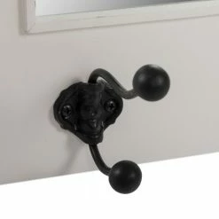 Garderobe ELLA - weiß - mit 5 haken und Spiegel 8 Garderobe ELLA - weiß - mit 5 haken und Spiegel -Flur & Diele Verkaufsgeschäft 9003975900 03 1600Wx1600H