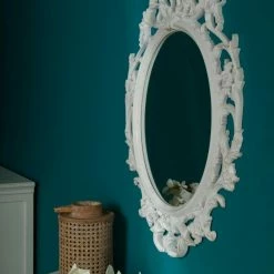 Barockspiegel - König Ludwig - weiß-gold - 84 x 54 cm -Flur & Diele Verkaufsgeschäft 9003981100 03 1600Wx1600H