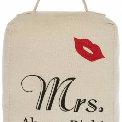 Türstopper MRS. ALWAYS RIGHT - beige
