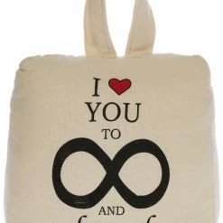 Türstopper I LOVE YOU - beige
