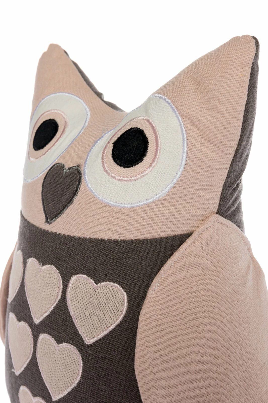 Türstopper EULE HILDE - grau-rosa - Herzen 4 Türstopper EULE HILDE - grau-rosa - Herzen – Bild 2