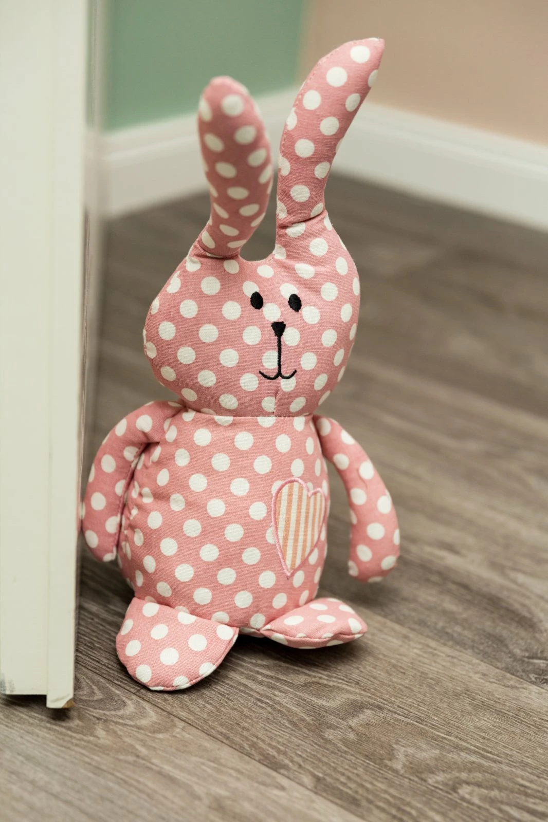 Türstopper HASE LEA - rosa - mit Herz 5 Türstopper HASE LEA - rosa - mit Herz – Bild 3