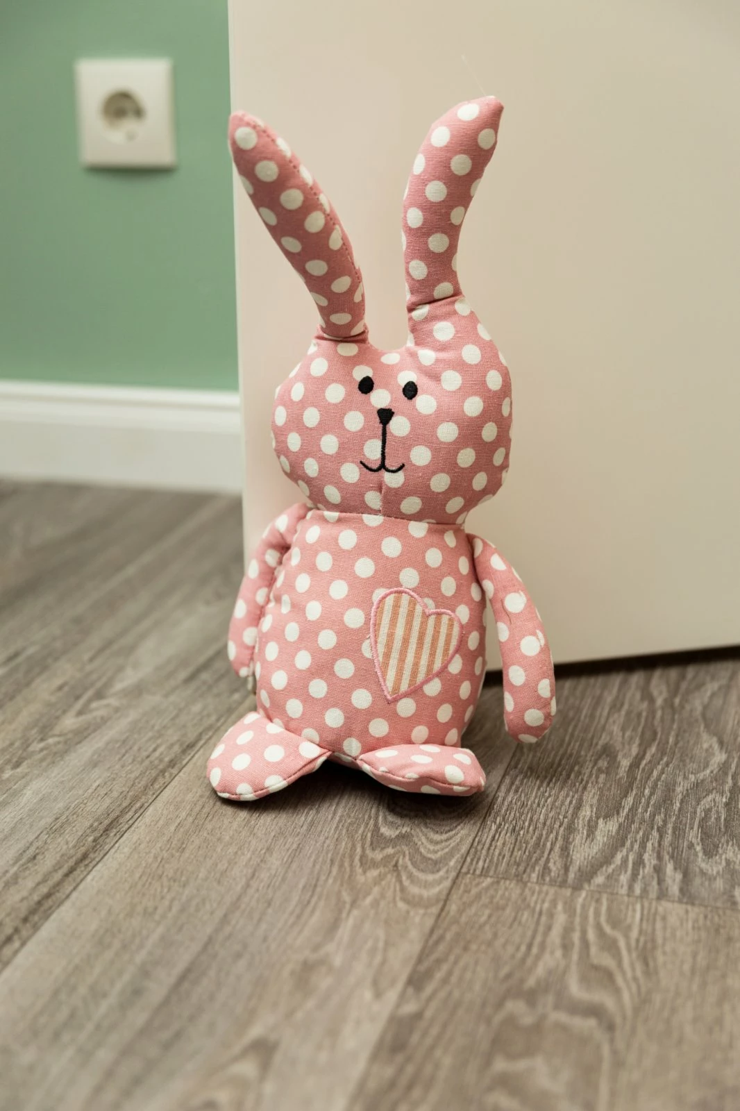 Türstopper HASE LEA - rosa - mit Herz 6 Türstopper HASE LEA - rosa - mit Herz – Bild 4