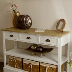 Konsole FLORENCE - weiß - 120x40cm 7 Konsole FLORENCE - weiß - 120x40cm -Flur & Diele Verkaufsgeschäft 9004233000 03 1600Wx1600H