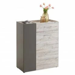 5-teiliges Gaderoben-Set - Sandeiche-Lava -Flur & Diele Verkaufsgeschäft S000010200 04 container 1600Wx1600H