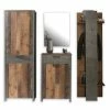 4-teiliges Garderoben-Set - Old Wood Vintage - Betonoptik -Flur & Diele Verkaufsgeschäft S000027000 1600Wx1600H