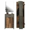3-teiliges Garderoben-Set - Old Wood Vintage - Betonoptik -Flur & Diele Verkaufsgeschäft S000029700 1600Wx1600H