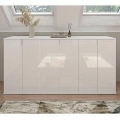 3-teiliges Garderobenkommoden-Set PROJEKT X - weiß Hochglanz 9 3-teiliges Garderobenkommoden-Set PROJEKT X - weiß Hochglanz -Flur & Diele Verkaufsgeschäft S000078100 02 1600Wx1600H