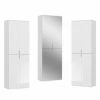 3-teiliges Garderobenschrank-Set PROJEKT X - weiß 2 3-teiliges Garderobenschrank-Set PROJEKT X - weiß -Flur & Diele Verkaufsgeschäft S000078200 1600Wx1600H